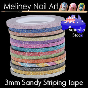 3mm Sandy Glitter Striping tape 3mm Sandy Glitter Striping tape