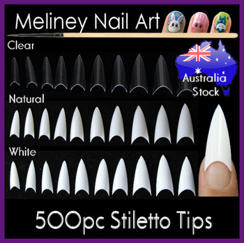500pc stiletto pointy nail tips 500pc stiletto pointy nail tips