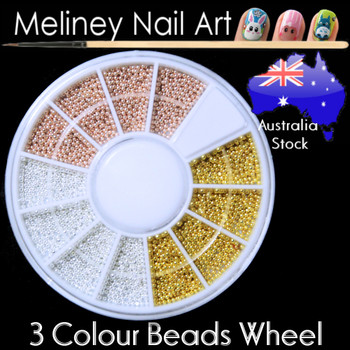 3 coloue metal beads wheel 3 coloue metal beads wheel