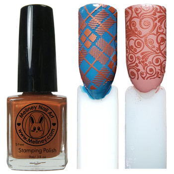 Meliney Nail Art Stamping Polish 9ml Copper Meliney Nail Art Stamping Polish 9ml Copper