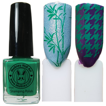 Meliney Nail Art Stamping Nail Polish 9ml Green Meliney Nail Art Stamping Nail Polish 9ml Green