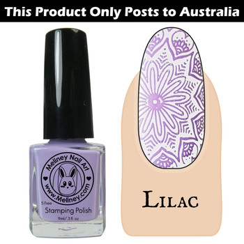 Meliney Nail Art Stamping Polish 9ml Lilac Meliney Nail Art Stamping Polish 9ml Lilac