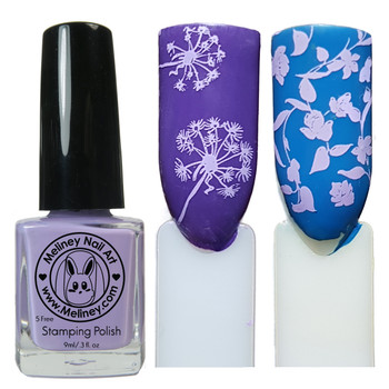Meliney Nail Art Stamping Polish 9ml Lilac Meliney Nail Art Stamping Polish 9ml Lilac
