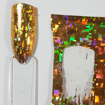 Gold Square Nail Art Transfer Foil Gold Square Nail Art Transfer Foil