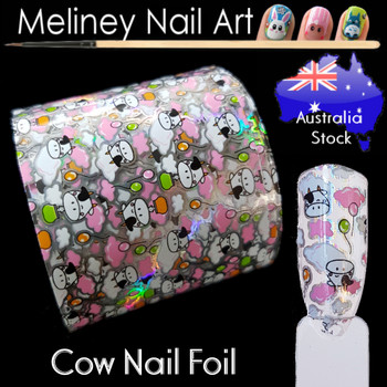 Cow Nail Art Transfer Foil Cow Nail Art Transfer Foil