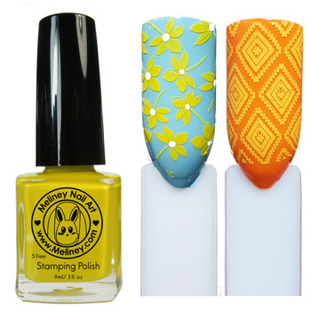 Meliney Nail Art Stamping Polish 9ml Yellow Meliney Nail Art Stamping Polish 9ml Yellow