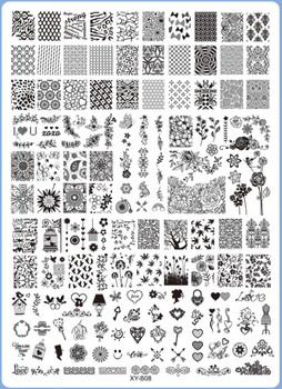 XY-B08 Image Plate for Stamping Nail Art Designs XY-B08 Image Plate for Stamping Nail Art Designs