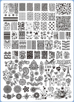 XY-B12 Image Plate for Stamping Nail Art Designs XY-B12 Image Plate for Stamping Nail Art Designs