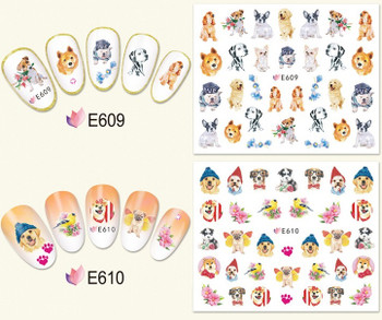 11pc Dogs Nail Stickers 11pc Dogs Nail Stickers