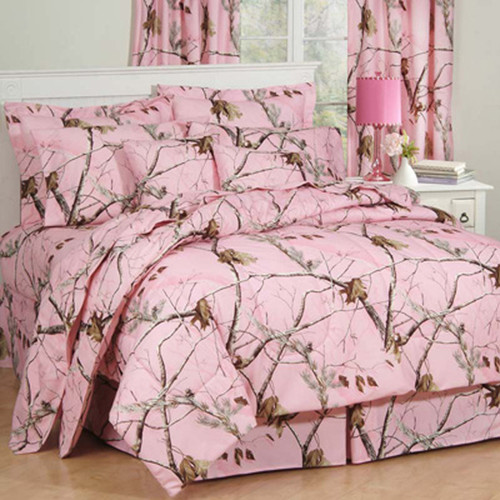 Realtree AP Pink Camo Comforter Sets | Camo Pink Bedding