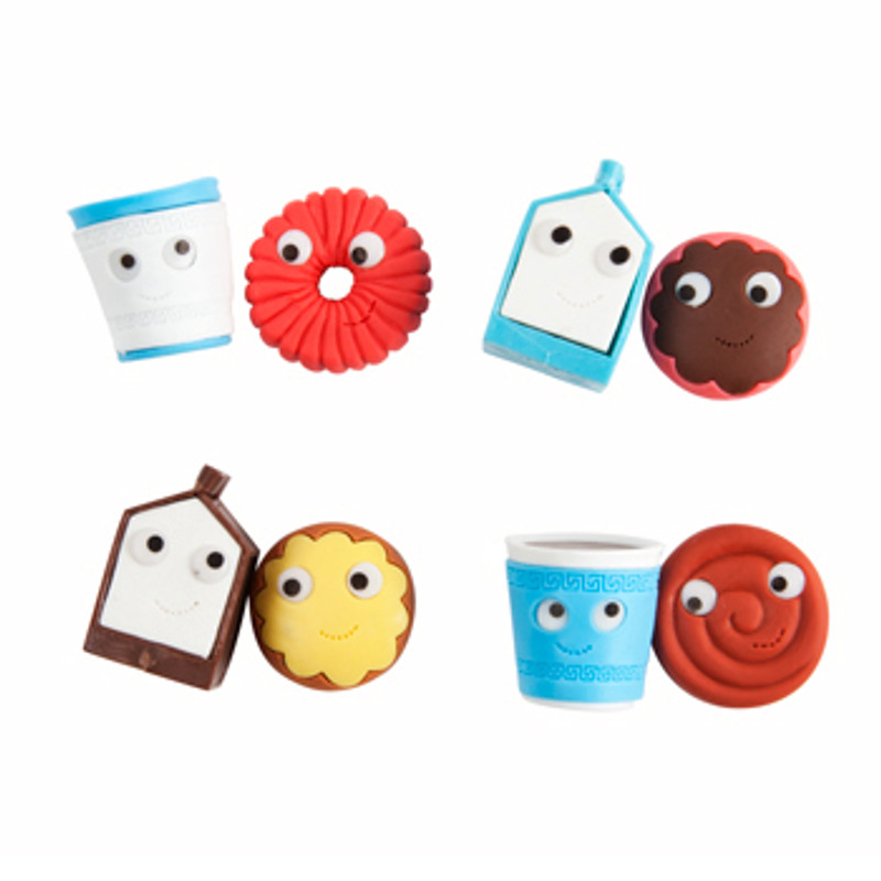 Yummy Breakfast : Eraser 2 Pack