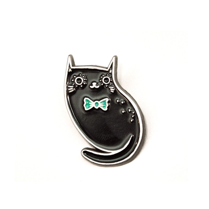 Black Cat Enamel Pin