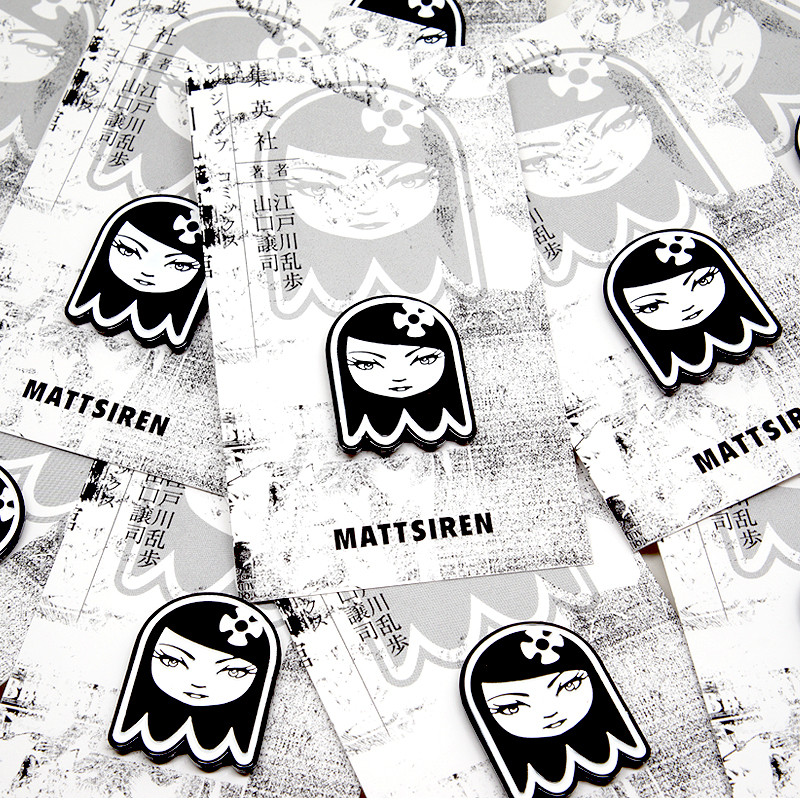 Ghost Girl Enamel Pin