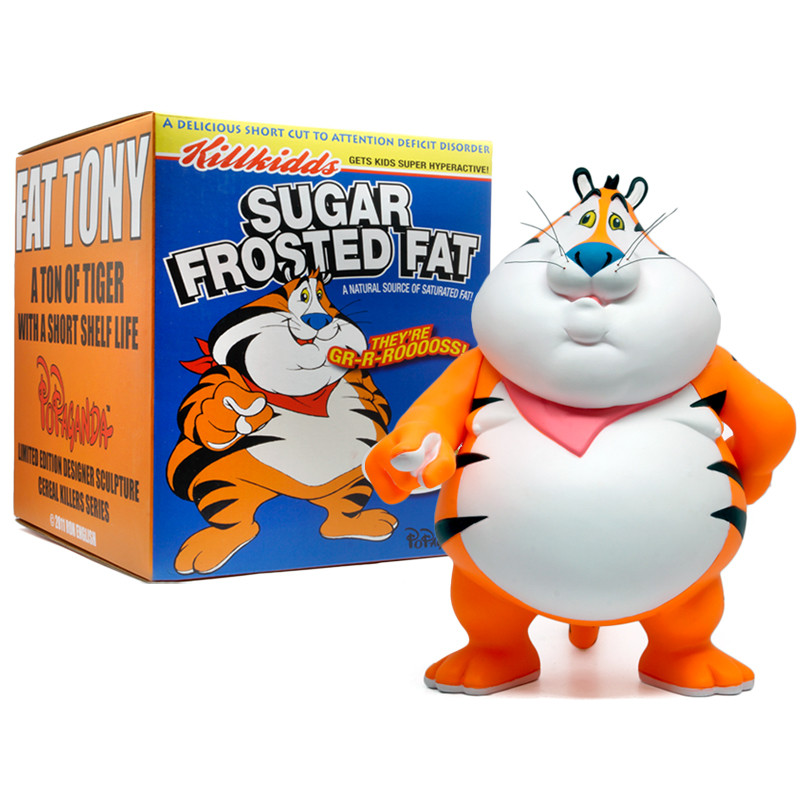 Fat Tony : Fluorescent by Ron English