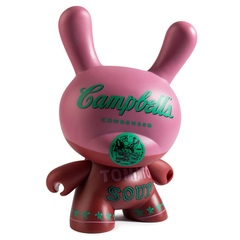 Andy Warhol 8 inch Masterpiece Dunny : Campbells Soup Can