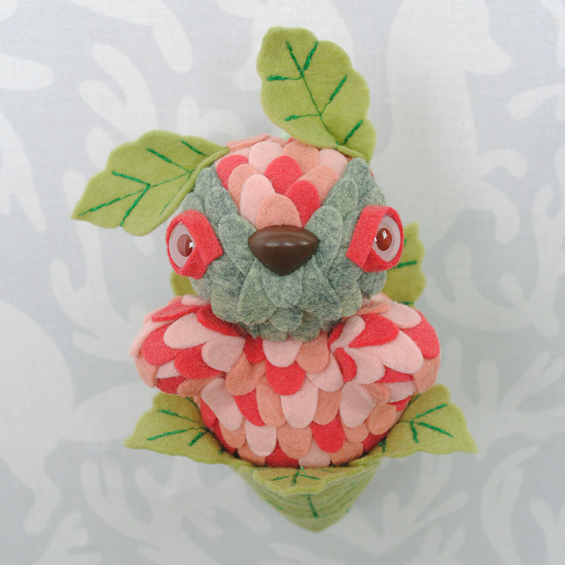 Strawberry Leaf Peeper by Horrible Adorables