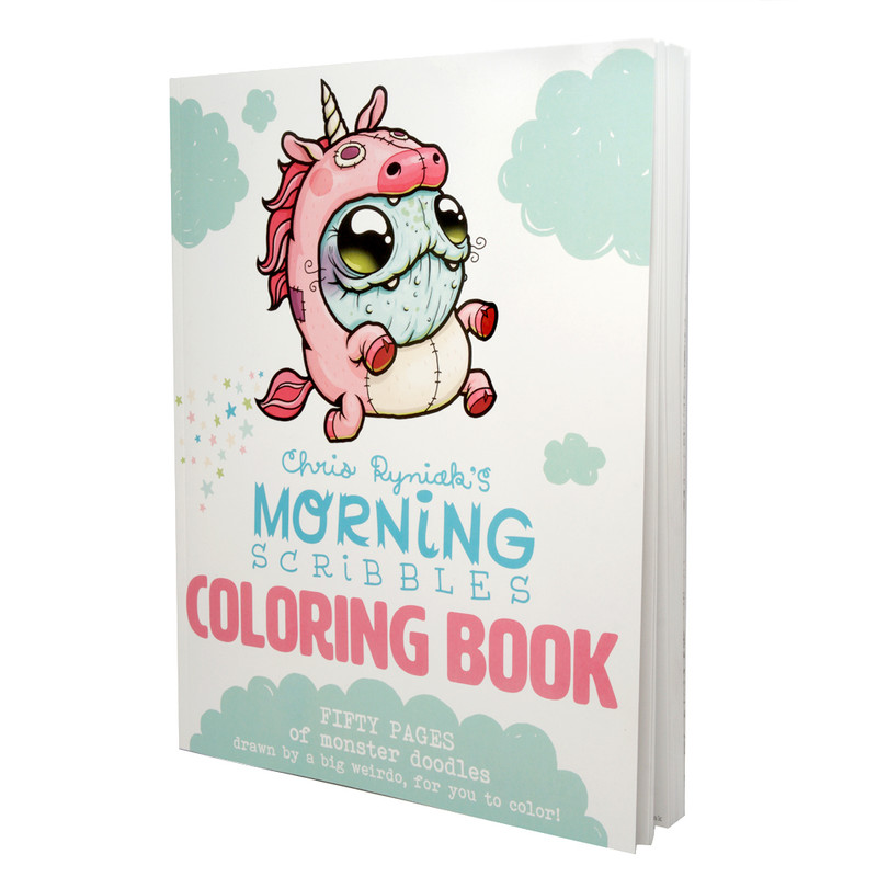 Morning Scribbles Coloring Book by Chris Ryniak
