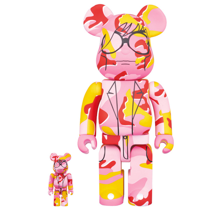 Be@rbrick 400% and 100% : Andy Warhol Camo
