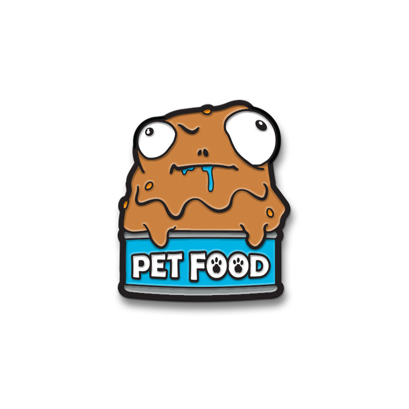 Pet Food Enamel Pin