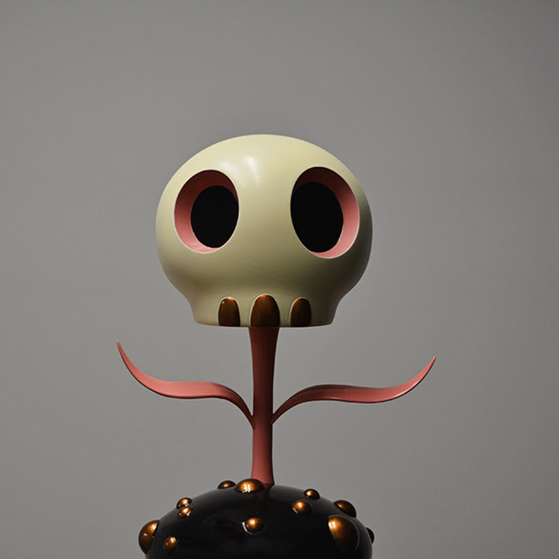 Skull Flower 5 inch by Tara McPherson PRE-ORDER SHIPS LATE FEB 2018