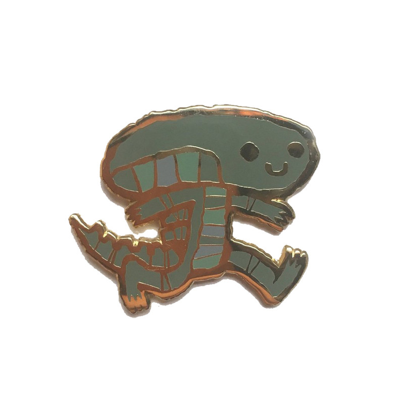 Alien on the Move Enamel Pin