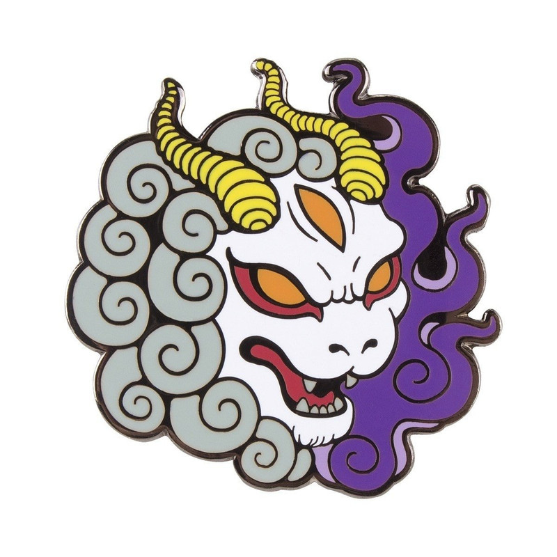 Hakutaku Enamel Pin