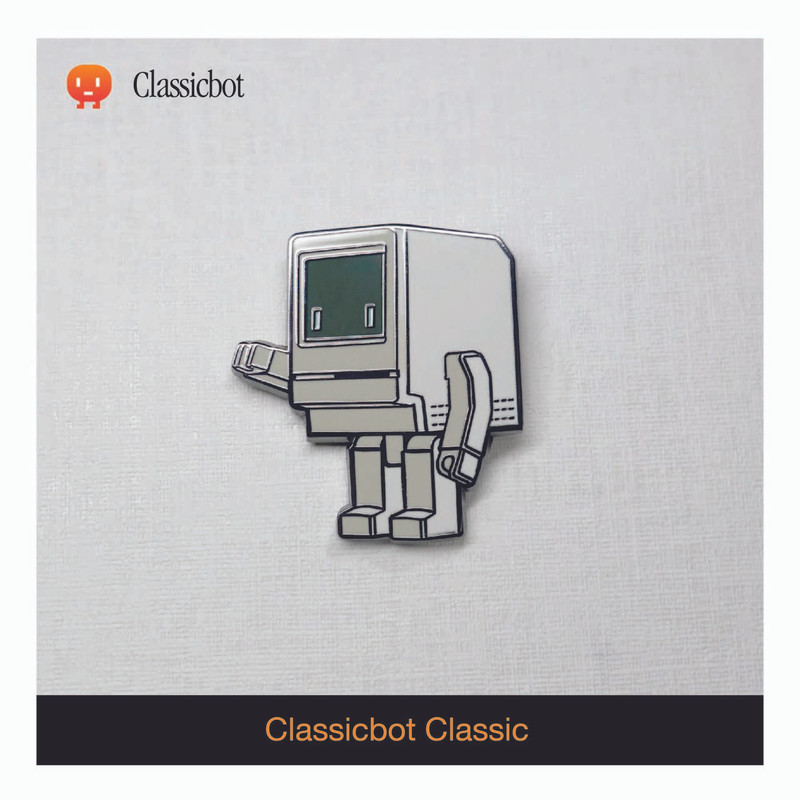 Classicbot Classic Enamel Pin