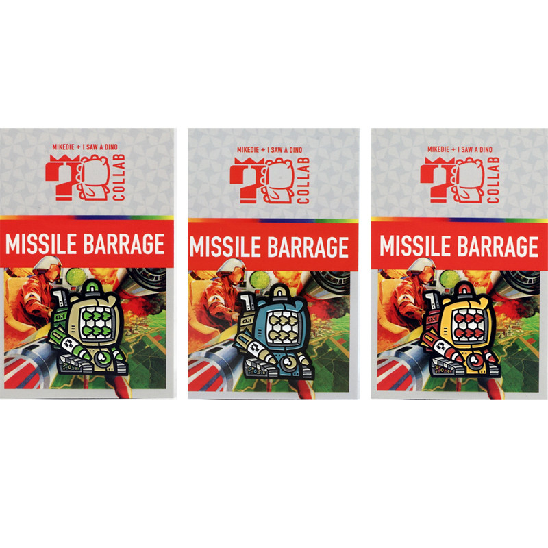 Missile Barrage Enamel Pin
