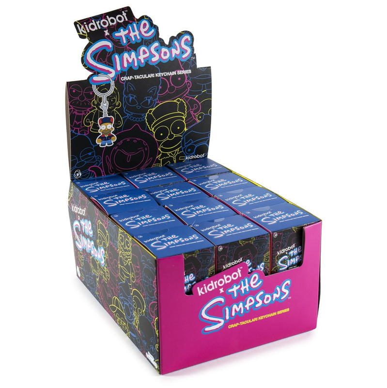 The Simpsons CRAP-TACULAR! Keychain Series : Case of 24