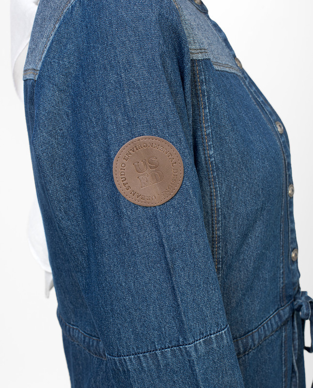 Denim Placket Jilbab Abaya Denim Abaya Denim Placket Jilbab Abaya Denim Abaya