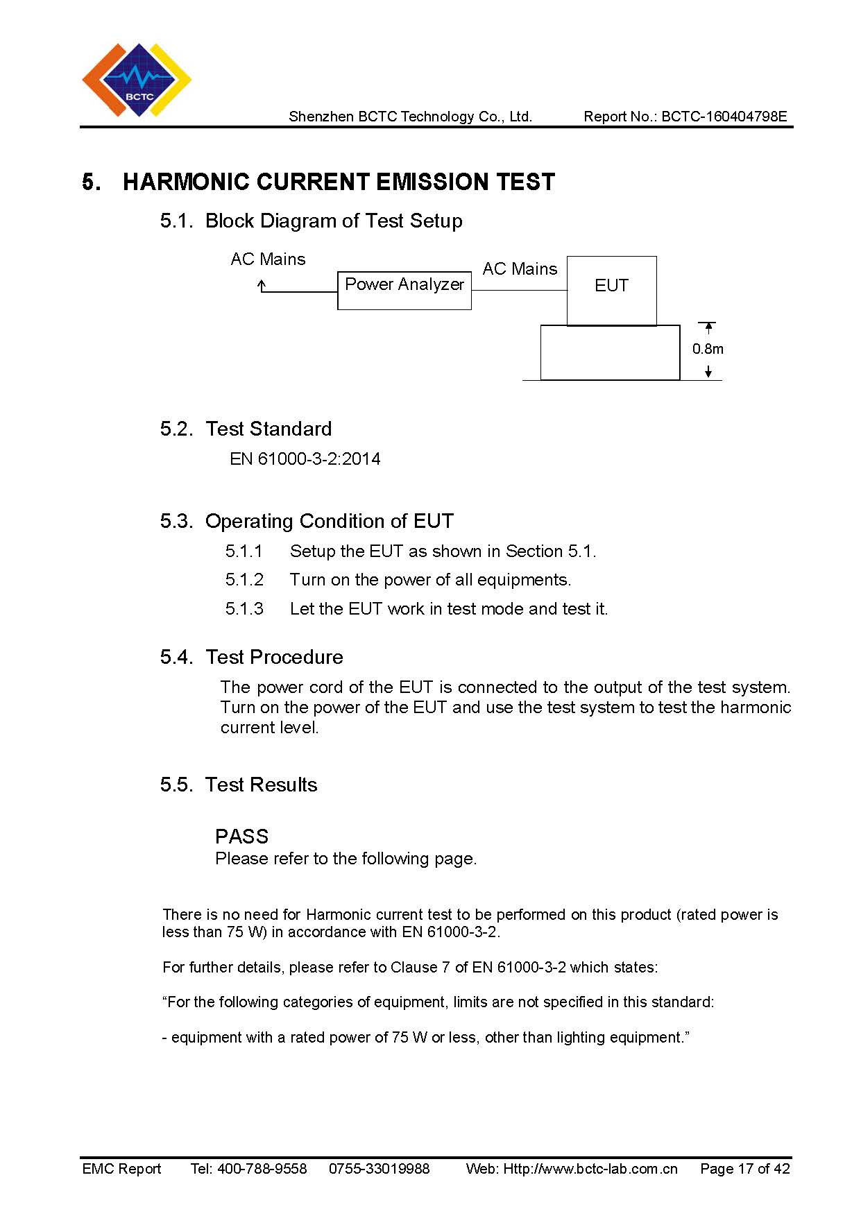 Tri-Oxy FRESH EMC Report Page 17