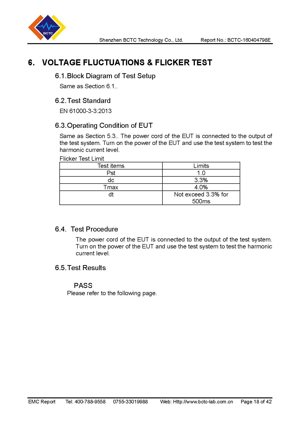 Tri-Oxy FRESH EMC Report Page 18