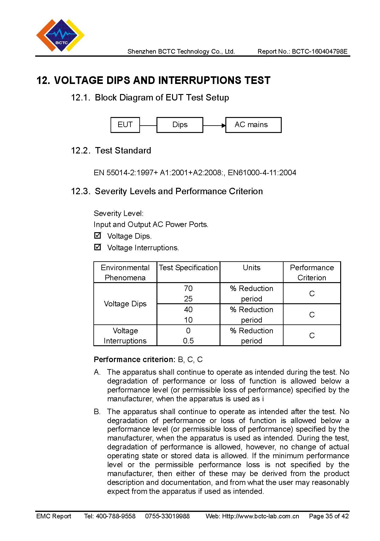 Tri-Oxy FRESH EMC Report Page 35