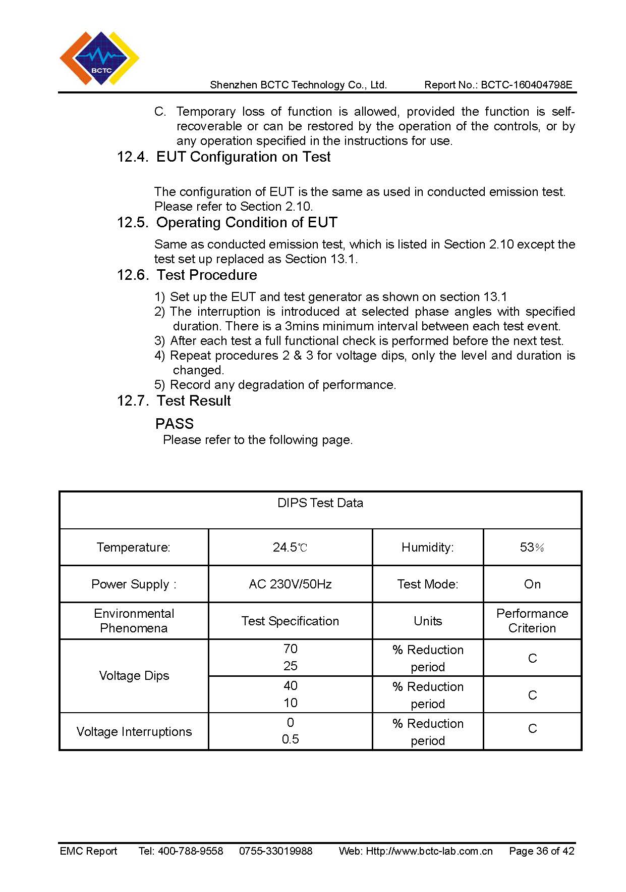 Tri-Oxy FRESH EMC Report Page 36