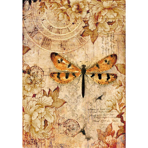 Stamperia - Dragonfly - Decoupage Rice Paper 8.25 x 11.5