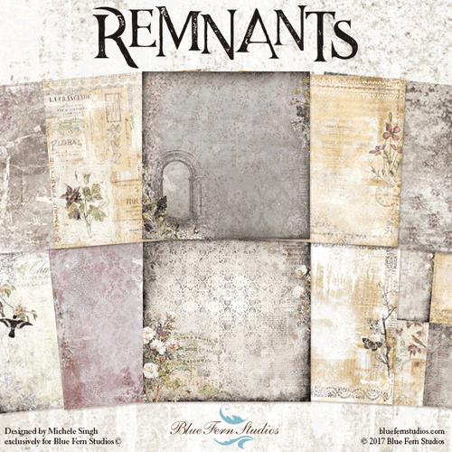 REMNANTS Blue Fern Studios Collection Pack 20 Papers