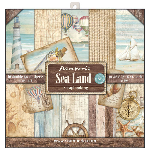 Stamperia - Sea Land - Scrapbooking 12 x 12 Collection Pack