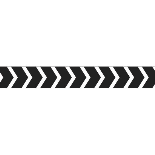 Kaisercraft - Arrows Black - Printed Tape .5" X 16.5'