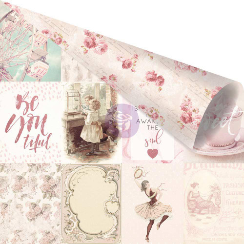 My Favorite Moments With You - Love Story - Prima - Pink Foiled Double-Sided 12x12 Paper