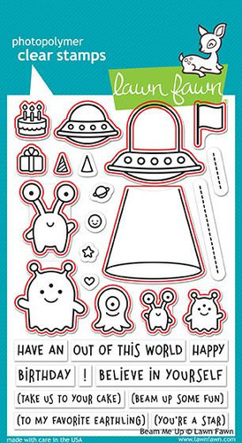 Beam Me Up - Clear Stamps LF1597 - Lawn Fawn