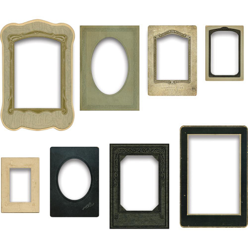 Tim Holtz Idea-ology Baseboard Frames - 8 pkg