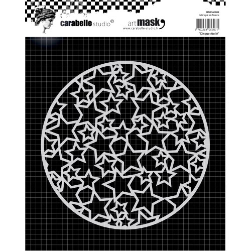 Carabelle Studio - Star Disc - Art Template Stencil