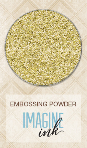 Blue Fern Imagine Ink Embossing Powder - Antique Gold