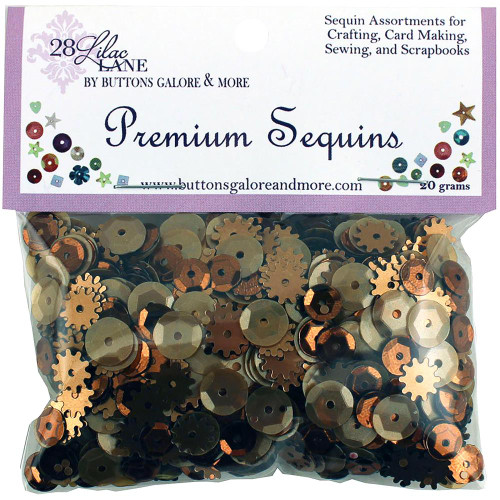 28 Lilac Lane Premium Sequins - Rusty