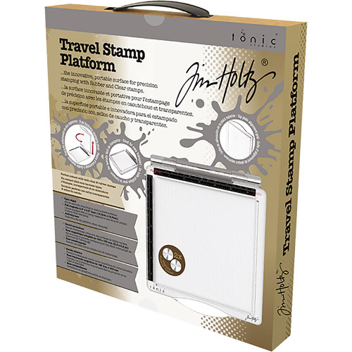 Tim Holtz - Travel Stamp Platform - 6.5 x 6.5 in - Tonic Studios