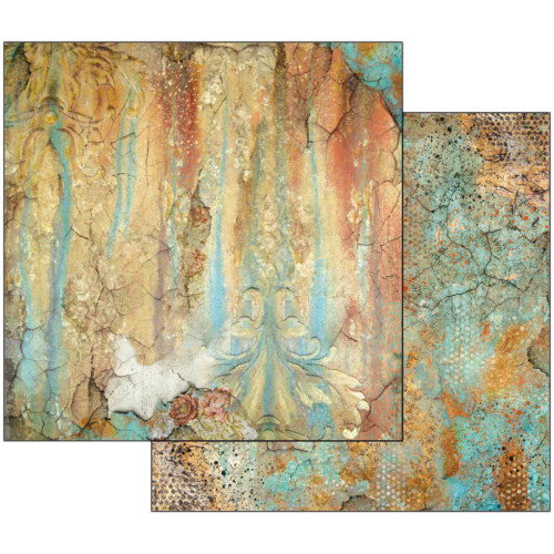 Stamperia - Double sided 12x12 Paper - Time Is An Illusion - Rust Effect
SBB521