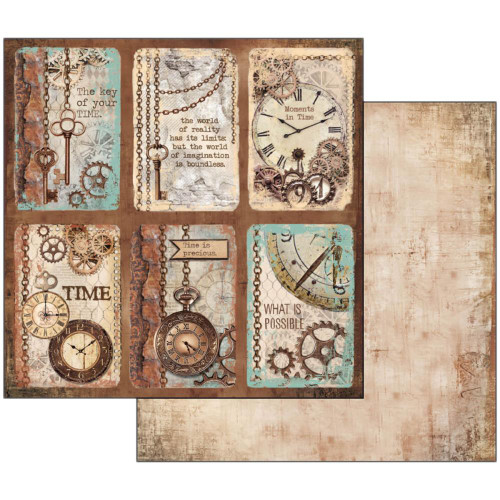 Stamperia - Double sided 12x12 Paper - Clockwise With Cards
SBB533