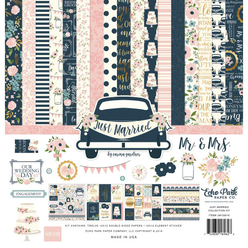 Just Married - Double Sided Collection Pack 12x12 - Echo Park