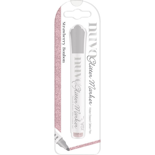 Glitter Markers - Strawberry Bonbon - Nuvo