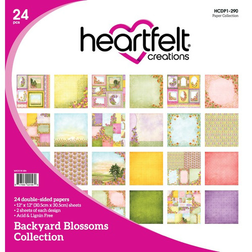 Heartfelt Creations - Backyard Blossoms Paper Collection